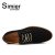 Simier斯米尔2013新款流行男鞋英伦时尚潮流休闲鞋男 鞋子男1905(黑色 43)第4张高清大图