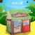 儿童游戏屋公主折叠城堡房子宝宝海洋球池玩具室内小帐篷通道tp2316(粉色甜品屋+爬行垫+50个海洋球)第3张高清大图