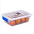 长方形塑料保鲜盒冰箱专用透明带盖大容量密封食品级收纳盒子宏名(【1.5L】密封款【9906】 默认版本)第5张高清大图