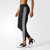 adidas阿迪达斯女子2017新款运动全能系列紧身针织运动长裤AJ9366(黑色 XL)第2张高清大图