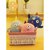 网红小怪兽抱枕卡通趣味可爱毛绒玩具送儿童女生礼品 粉色 25cm(50cm 桔色)第3张高清大图