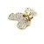 皇家莎莎RoyalSaSa韩国流行甜美情怀明星款合金水晶胸针-晶钻泰迪熊第2张高清大图