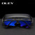 时尚经典飞行员太阳镜男子偏振光铝框夏季遮阳镜UV400紫外线防护HD眼镜Y7009(黑框灰片 均码)第5张高清大图
