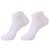 SUNTEK精梳棉男士纯色黑白色袜子婚纱拍照写真西装商务皮鞋绅士中筒袜女(男款（40-44码） 中筒白色2双)第5张高清大图