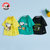 史努比儿童夏季男女童可爱T恤透气亲肤宽松(黑黄绿 150cm)第2张高清大图