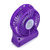 亿和源迷你小风扇便携创意USB充电便携式小型电风扇(紫色)第4张高清大图