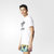 Adidas阿迪达斯短袖T恤男三叶草新款潮休闲运动李易峰吴亦凡同款T恤 AJ8830 AJ8828(白色 XS)第3张高清大图