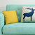 一米色彩沙发 布艺沙发 北欧中小户型 简约 休闲 现代 客厅 组合可拆洗 布沙发(浅蓝色 小三人位不含脚踏)第4张高清大图