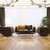 宏享办公室沙发现代简约商务三人接待室会客创意真皮沙发茶几组合套装(单人位（仿真皮）橙色)第9张高清大图