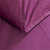 囍人坊 素色全棉纤维被 纯色加厚保暖纯棉冬被春秋被 双人单人丝绵被盖被H(深紫 150*200(4斤）)第4张高清大图