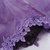 烟花烫LH女装纯色修身显瘦七分袖中长款连衣裙 花央(暗紫色 M)第4张高清大图