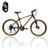 耐嘛山地车自行车男女款zxc禧玛诺双碟刹铝合金您的悍血宝马(黑色 高碳钢标配)第5张高清大图