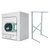 松下（Panasonic） NH45-19T 4.5公斤干衣机恒温烘干家用滚筒烘干机烘衣机(4.5公斤干衣机与支架套装)第2张高清大图