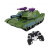 娃娃博士 新品 1:10坦克电动遥控变形机器人（银色/绿色）变形对战机器人 威震天二代颜色随机第2张高清大图