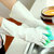 多色可选橡胶手套防水洗衣洗碗乳胶手套橡胶家务清洁手套薄清洁塑胶皮pvc手套（新疆西藏青海不发货）(蓝色 M码)第4张高清大图