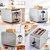 东菱(Donlim）多士炉DL-8117面包机烤面包片机宽槽早餐机三明治机(不锈钢烤机身)第4张高清大图