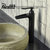 PHASAT 铜制黑色ORB加高款台盆龙头  浴室面盆龙头(MP411)第5张高清大图