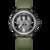 SNIICA史尼嘉男士手表皮带防水石英表ins小众设计时尚潮流腕表(炫黑苔绿 皮带)第5张高清大图