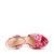 Daphne/达芙妮夏季新款凉鞋女甜美印花超高跟女凉鞋1515303039(桃红色 38)第4张高清大图