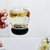 耐热玻璃杯 创意水杯办公室女柠檬花茶杯 便携学生可爱泡茶杯子带盖过滤  400ml(300ml)(雅黑色)第3张高清大图