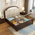 亚格林 美式 床 实木床 1.8米1.5m双人婚床储物 皮床卧室家具(床)第2张高清大图