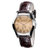 阿玛尼（Armani）女士罗马面两针半皮带手表AR0646(棕色 皮带)第5张高清大图