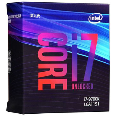 新品 Intel\/英特尔 酷睿i7-9700k 全新九代CPU 盒