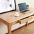 恒兴达 日式全实木书桌欧式简约现代学习桌白橡木双人写字台办公桌(原木色 1.0米单书桌)第3张高清大图