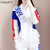 CaldiceKris （中国CK）休闲运动套装女时尚两件套CK-F500(L 白色)第5张高清大图