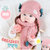 秋冬韩版宝宝6-12个月婴儿帽子儿童辫子假发公主帽1-2岁女童毛线帽(黄色)第3张高清大图
