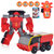 变形汽车飞机机器人玩具带发射器车模型手办拼装套装儿童男孩玩具(333-12)第4张高清大图