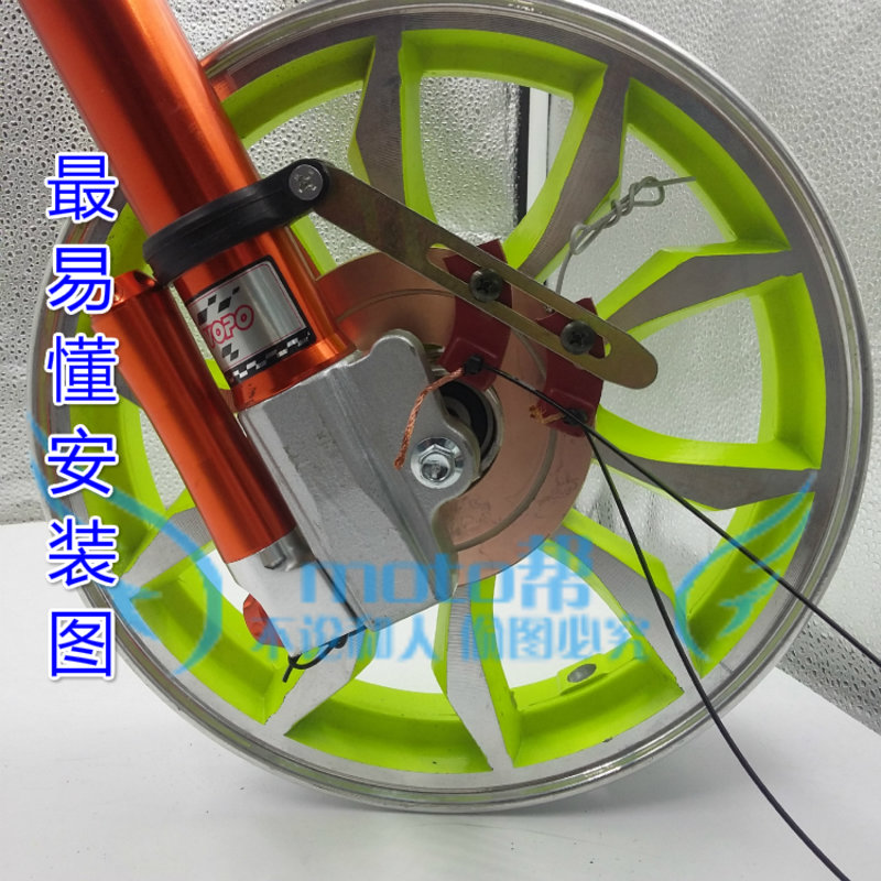 梦奇摩托电动车碳刷led装饰灯风火轮改装轮圈钩视频吃草鱼图片