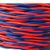 美河电线电缆 ZR-RVS2*1平方阻燃双绞电线电缆 花线 双绞线 电缆线2芯多股软线 铜芯线 国标线100米/圈(红蓝)第2张高清大图