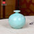 欧式陶瓷 花瓶摆件小花瓶干花水培花器不含底座(8CM绿结晶)第2张高清大图