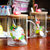 丛林火烈鸟高硼硅玻璃杯带盖带勺透明玻璃水杯创意咖啡牛奶杯子 混发 301-400ml(混发)(301-400ml)第3张高清大图
