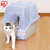 爱丽思IRIS 塑料猫砂盆 宠物厕所 双层全封闭猫砂盆TIO-530FT(天蓝色)第3张高清大图