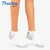 THORLO 美国高端运动袜 XCCU款专业缓震透湿男女通用款跑步袜 一双(白色 袜码12号/45-46码)第3张高清大图