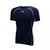 rea 男装 吸湿速干篮球跑步健身运动短袖针织衫训练服紧身衣紧身服R1602(蓝色 XL)第3张高清大图
