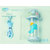 迪乐贝尔萌宠动物背带儿童塑料杯350ml 儿童吸管水杯夏季便携背带tritan防摔水杯幼儿园小学生杯(绿色)第2张高清大图