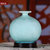 现代简约德化陶瓷复古摆件欧式花瓶家居客厅装饰品大号花瓶瓷器(12cm绿结晶)第2张高清大图