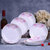 6只装盘子菜盘圆盘家用可微波餐具套装陶瓷骨瓷白瓷盘子中式餐具(粉红7英寸圆盘10个)第5张高清大图