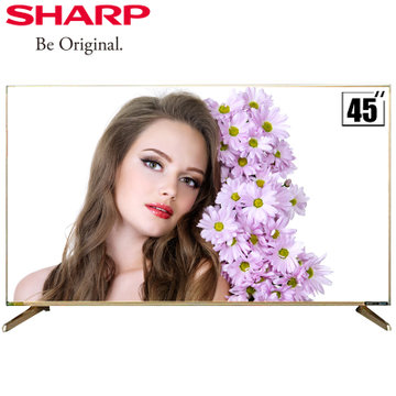夏普(SHARP) LCD-45Z4AA 45英寸全高清杜比音效智能网络液晶平板电视机2018年新款上市(LCD-45Z4AA)
