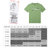 NEW BOLUNE/新百伦夏季男款透气短袖T恤舒适速干印花圆领T恤(浅绿色 XL)第4张高清大图