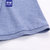Romon/罗蒙短袖T恤男士夏季时尚翻领纯色POLO衫(蓝色 170/50)第4张高清大图