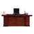 永岩钢木  中纤板贴皮办公桌  YY-0073(桃木色 默认)第2张高清大图