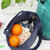 手拎保温包铝箔保温袋背带便当袋带饭包学生饭盒袋午餐包保温包TP1097(绿色)第4张高清大图