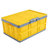 车载折叠收纳箱储物箱 家用车载多功能后备箱车用置物箱整理箱(芒果黄（30L） 版本)第4张高清大图