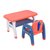 幼儿园桌椅儿童玩具桌椅子套装家用塑料宝宝学习书桌长方形小椅子(恐龙款柠檬黄一桌一椅 默认版本)第5张高清大图