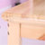 亿景鸿基 幼儿园桌椅儿童实木桌子椅子套装家用塑料学习桌玩具书桌木质(实木色 YKZ021单桌)第5张高清大图