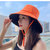 Bonbfenssan 波梵森2021夏季新款盆帽双面可戴可折叠遮阳帽太阳帽(橘色)第4张高清大图